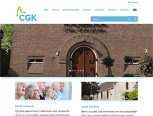 Tablet Screenshot of cgk.nl